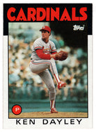 Ken Dayley - St. Louis Cardinals (MLB Baseball Card) 1986 Topps # 607 Mint