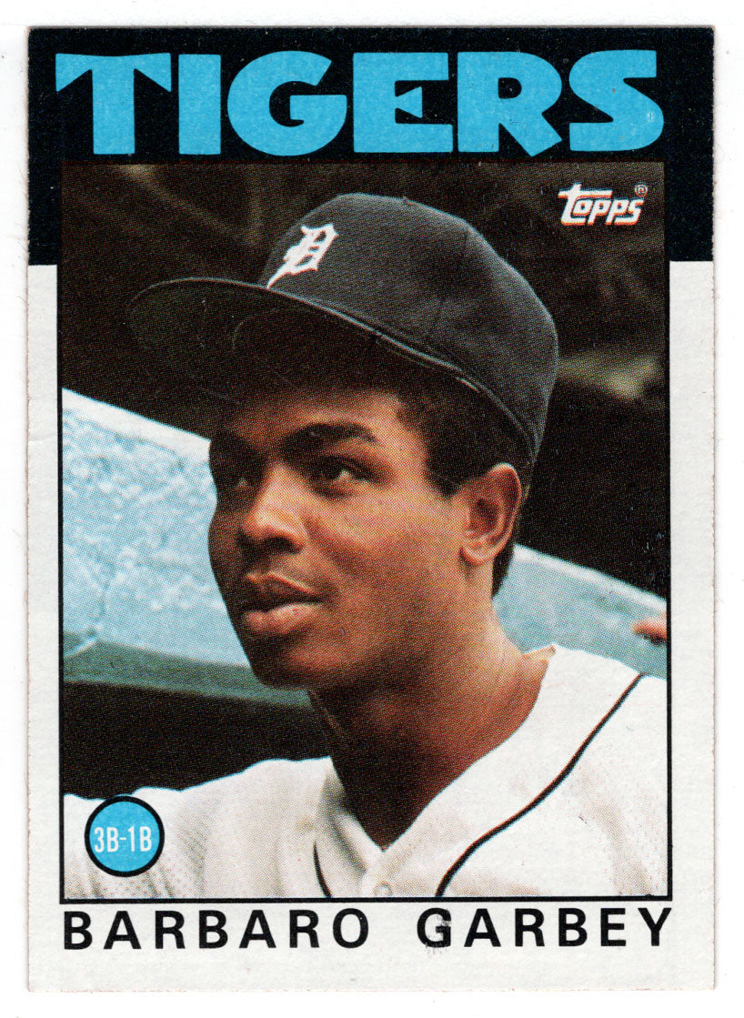 Barbaro Garbey - Detroit Tigers (MLB Baseball Card) 1986 Topps # 609 Mint