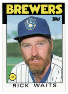 Rick Waits - Milwaukee Brewers (MLB Baseball Card) 1986 Topps # 614 Mint