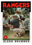 Glenn Brummer - Texas Rangers (MLB Baseball Card) 1986 Topps # 616 Mint