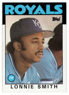 Lonnie Smith - Kansas City Royals (MLB Baseball Card) 1986 Topps # 617 Mint