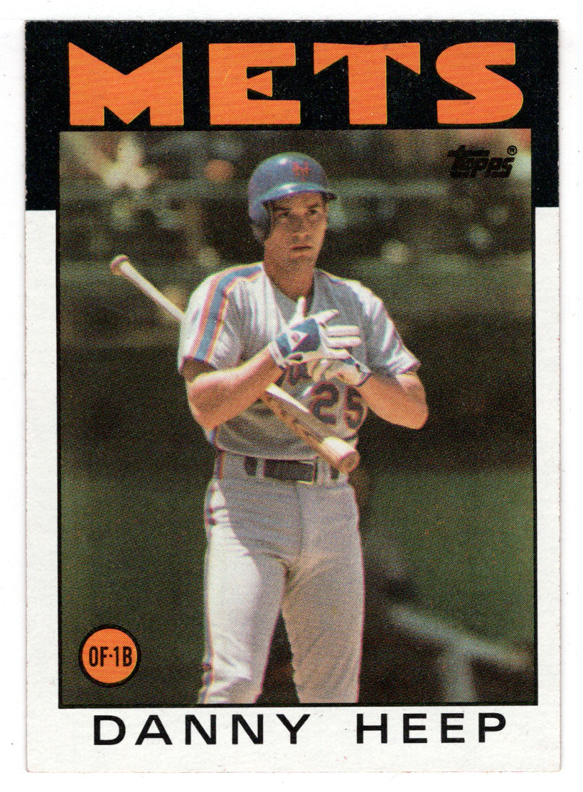 Danny Heep - New York Mets (MLB Baseball Card) 1986 Topps # 619 Mint