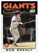 Bob Brenly - San Francisco Giants (MLB Baseball Card) 1986 Topps # 625 Mint