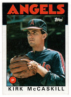 Kirk McCaskill RC - California Angels (MLB Baseball Card) 1986 Topps # 628 Mint