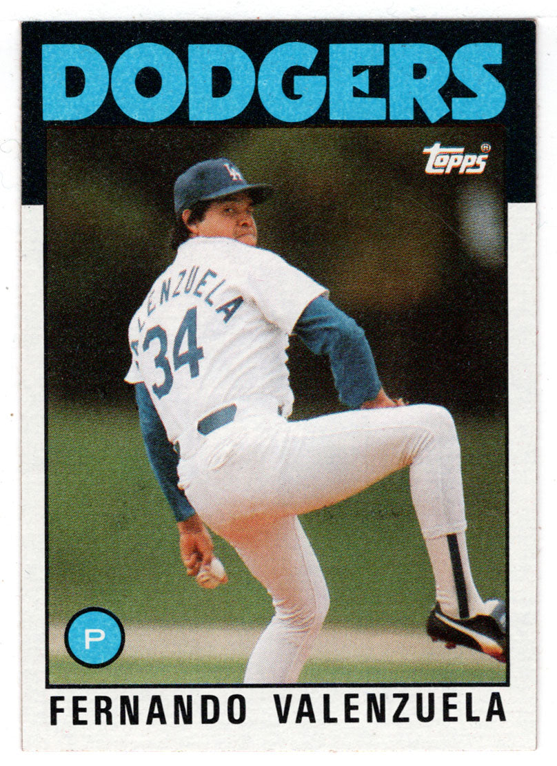 Fernando Valenzuela - Los Angeles Dodgers (MLB Baseball Card) 1986 Top –  PictureYourDreams