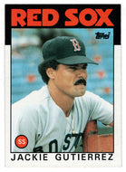 Jackie Gutierrez - Boston Red Sox (MLB Baseball Card) 1986 Topps # 633 Mint
