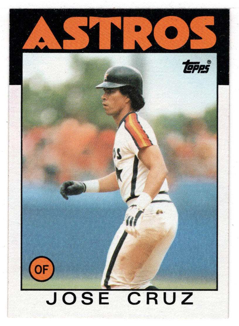 Jose Cruz - Houston Astros (MLB Baseball Card) 1986 Topps # 640 Mint