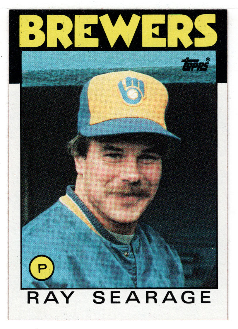Ray Searage - Milwaukee Brewers (MLB Baseball Card) 1986 Topps # 642 Mint