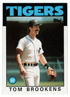 Tom Brookens - Detroit Tigers (MLB Baseball Card) 1986 Topps # 643 Mint