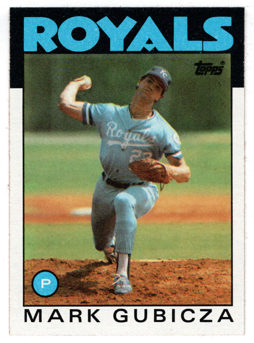 Mark Gubicza - Kansas City Royals (MLB Baseball Card) 1986 Topps # 644 Mint