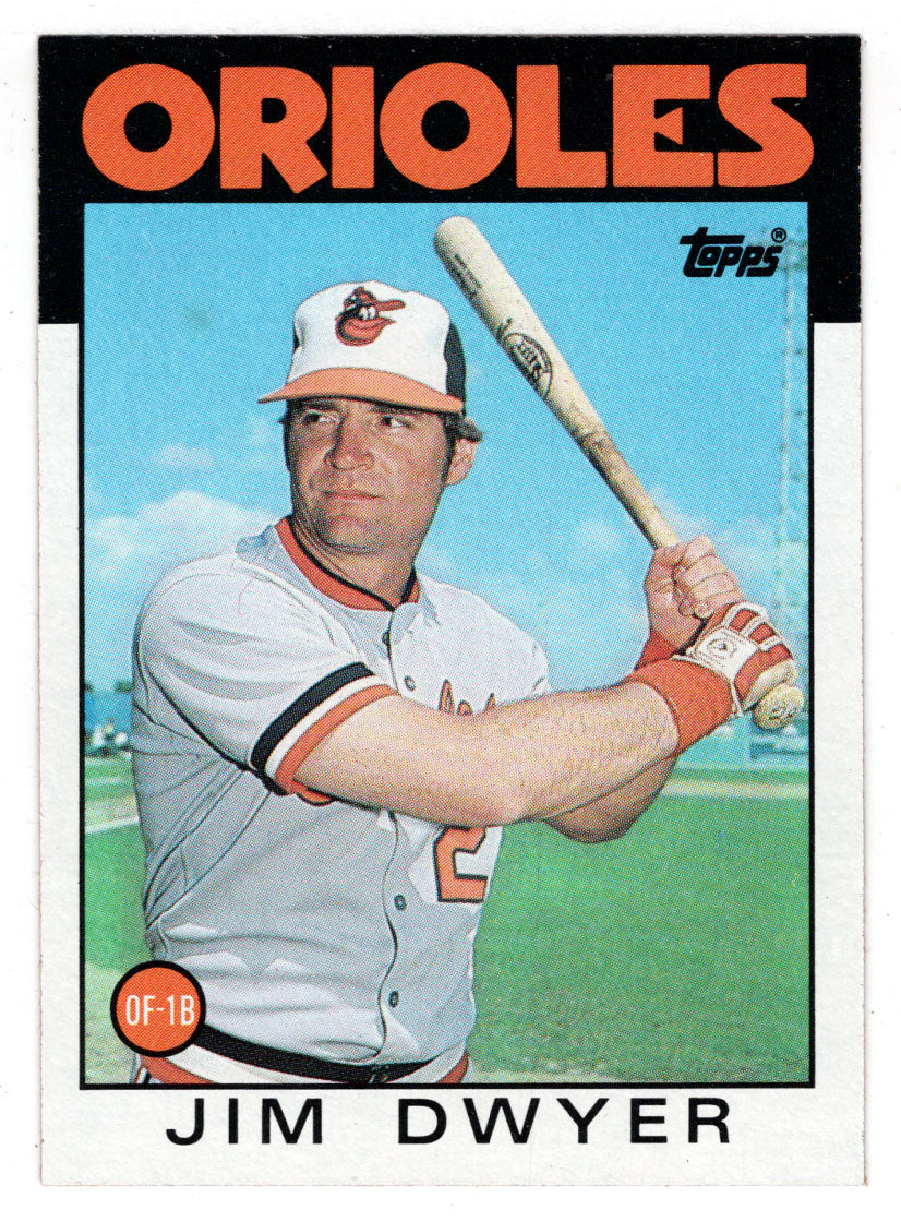 Jim Dwyer - Baltimore Orioles (MLB Baseball Card) 1986 Topps # 653 Mint