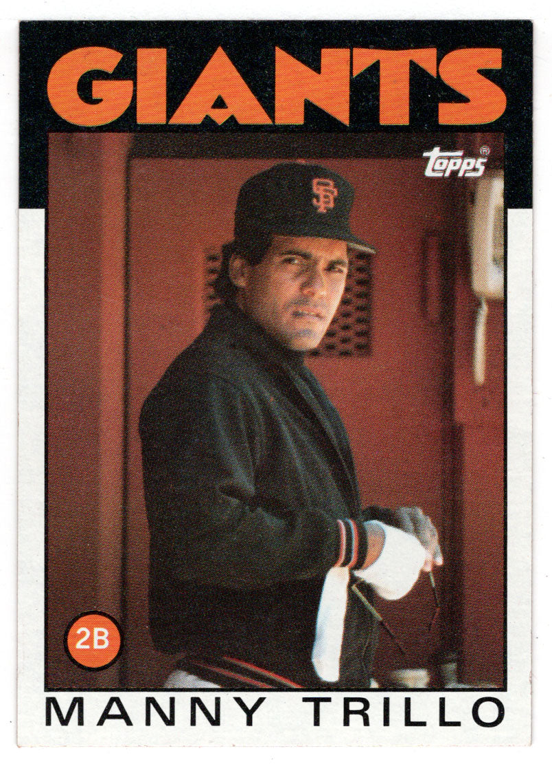 Manny Trillo - San Francisco Giants (MLB Baseball Card) 1986 Topps # 655 Mint