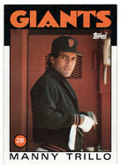 Manny Trillo - San Francisco Giants (MLB Baseball Card) 1986 Topps # 655 Mint