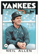 Neil Allen - New York Yankees (MLB Baseball Card) 1986 Topps # 663 Mint
