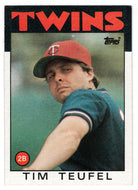 Tim Teufel - Minnesota Twins (MLB Baseball Card) 1986 Topps # 667 Mint