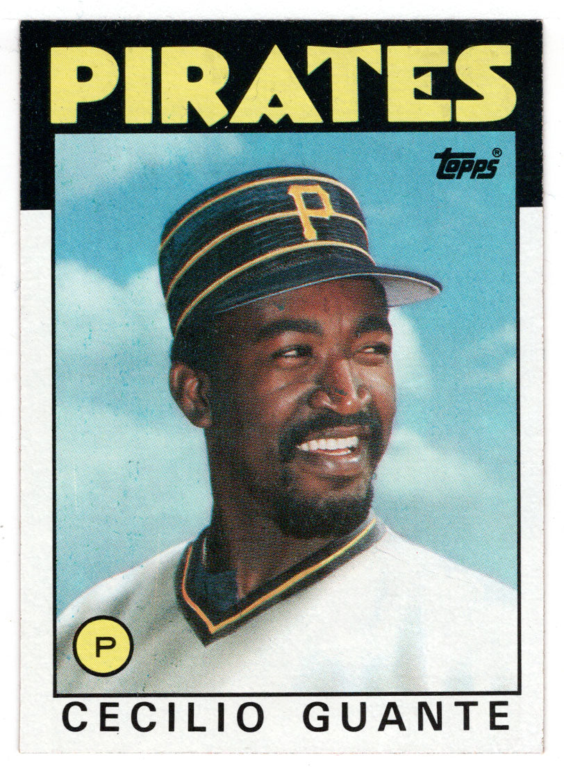 Cecilio Guante - Pittsburgh Pirates (MLB Baseball Card) 1986 Topps # 668 Mint