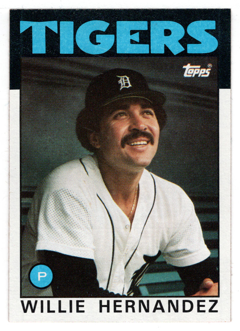 Willie Hernandez - Detroit Tigers (MLB Baseball Card) 1986 Topps # 670 Mint