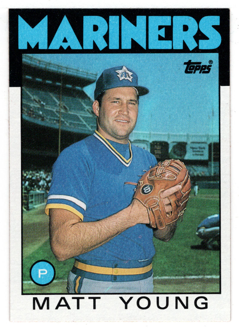 Matt Young - Seattle Mariners (MLB Baseball Card) 1986 Topps # 676 Mint