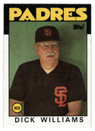 Dick Williams - San Diego Padres - Manager (MLB Baseball Card) 1986 Topps # 681 Mint