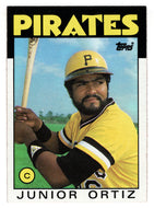 Junior Ortiz - Pittsburgh Pirates (MLB Baseball Card) 1986 Topps # 682 Mint