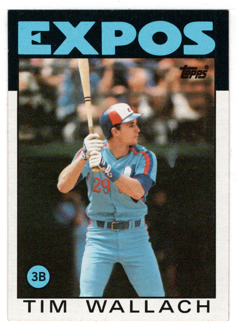 Tim Wallach -  Montreal Expos (MLB Baseball Card) 1986 Topps # 685 Mint