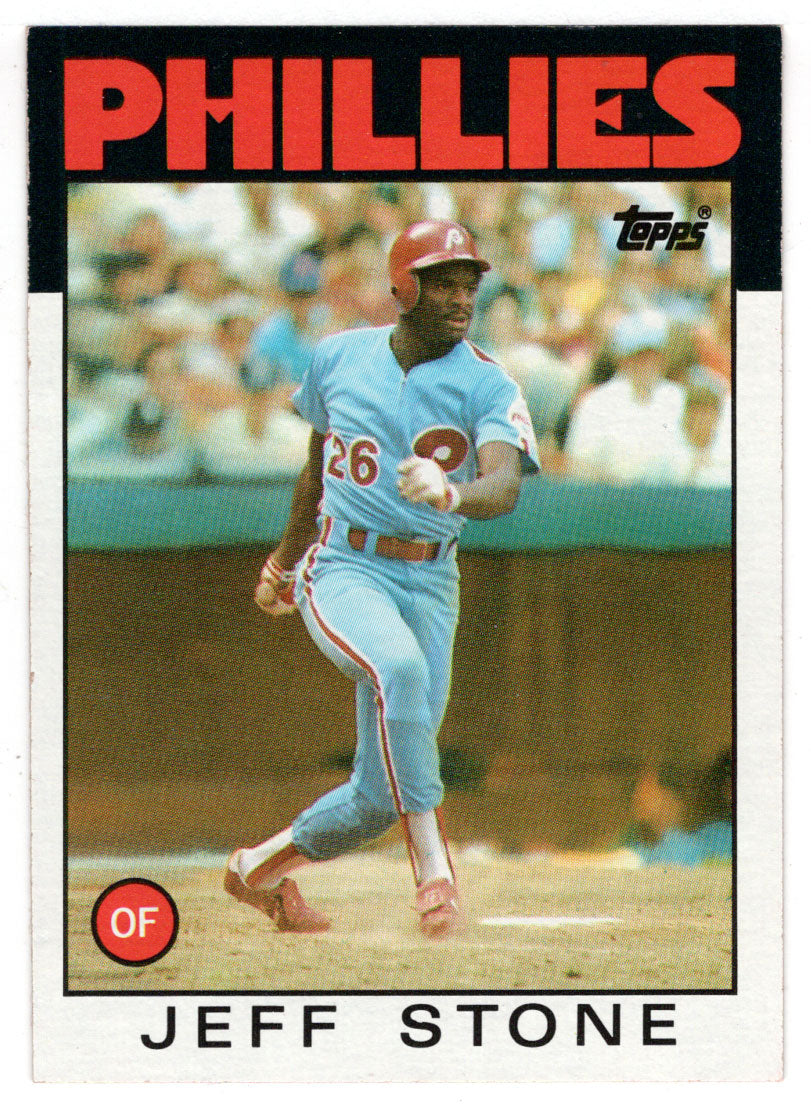 Jeff Stone - Philadelphia Phillies (MLB Baseball Card) 1986 Topps # 686 Mint