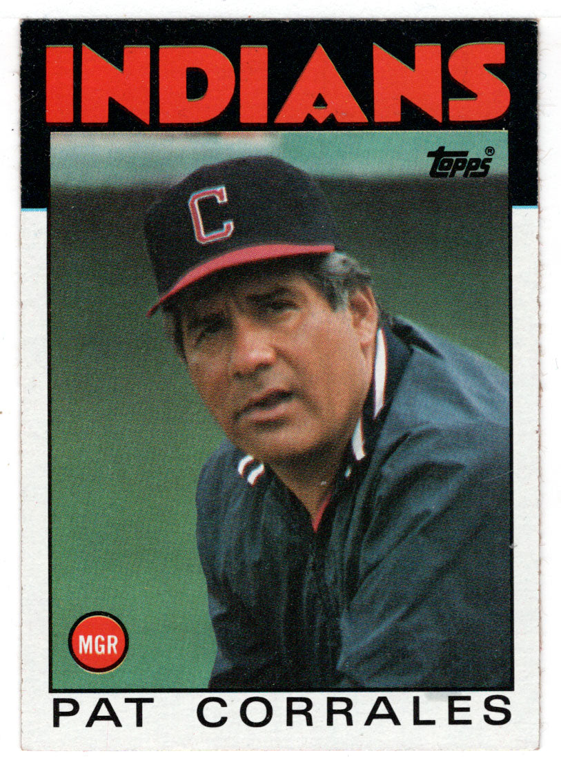 Pat Corrales - Cleveland Indians (MLB Baseball Card) 1986 Topps # 699 Mint