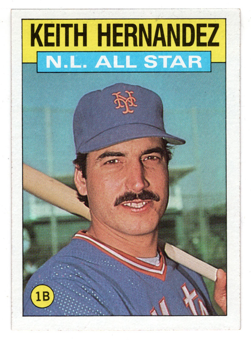 Keith Hernandez - New York Mets - All-Star (MLB Baseball Card) 1986 Topps # 701 Mint