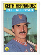 Keith Hernandez - New York Mets - All-Star (MLB Baseball Card) 1986 Topps # 701 Mint