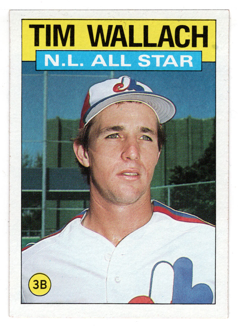 Tim Wallach - Montreal Expos - All-Star (MLB Baseball Card) 1986 Topps # 703 Mint