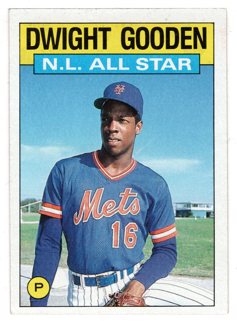 Dwight Gooden - New York Mets - All-Star (MLB Baseball Card) 1986 Topps # 709 Mint