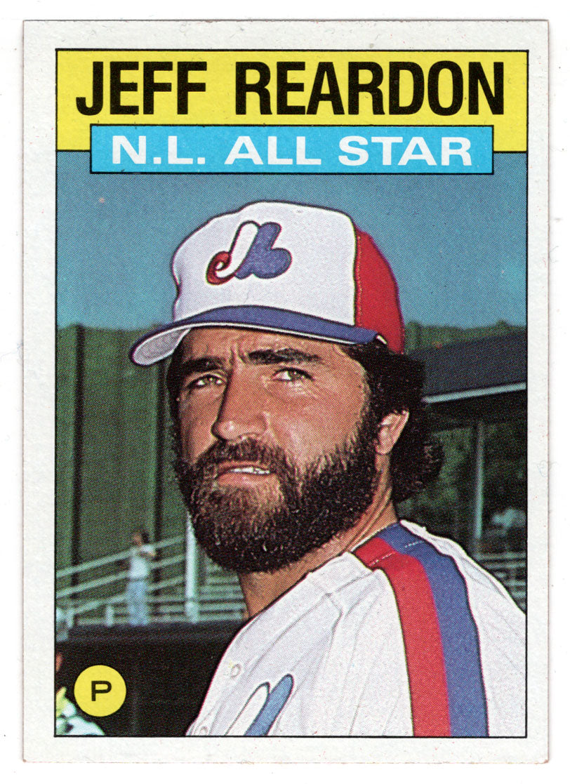 Jeff Reardon - Montreal Expos - All-Star (MLB Baseball Card) 1986 Topps # 711 Mint