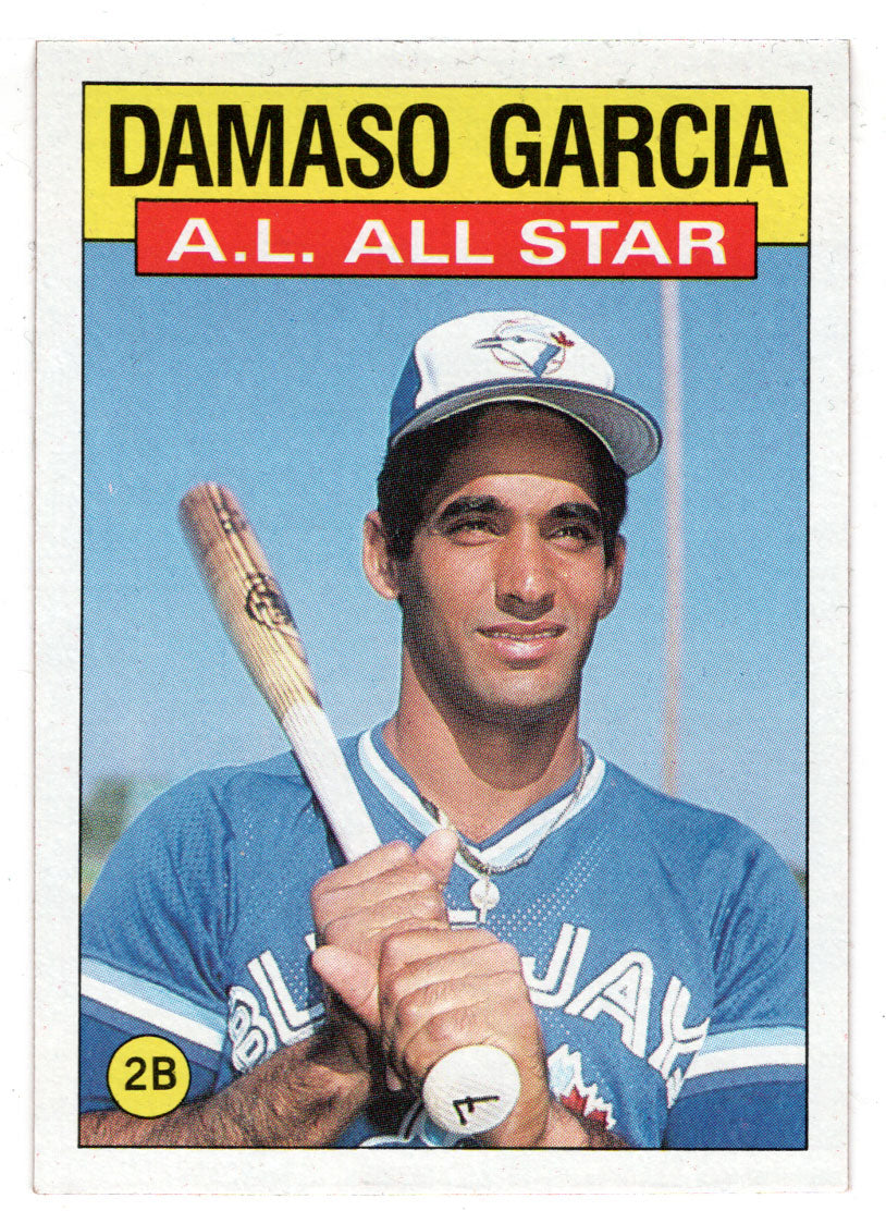 Damaso Garcia - Toronto Blue Jays - All-Star (MLB Baseball Card) 1986 Topps # 713 Mint