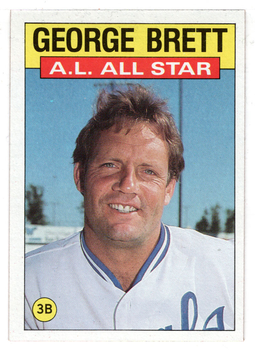 George Brett - Kansas City Royals - All-Star (MLB Baseball Card) 1986 Topps # 714 Mint