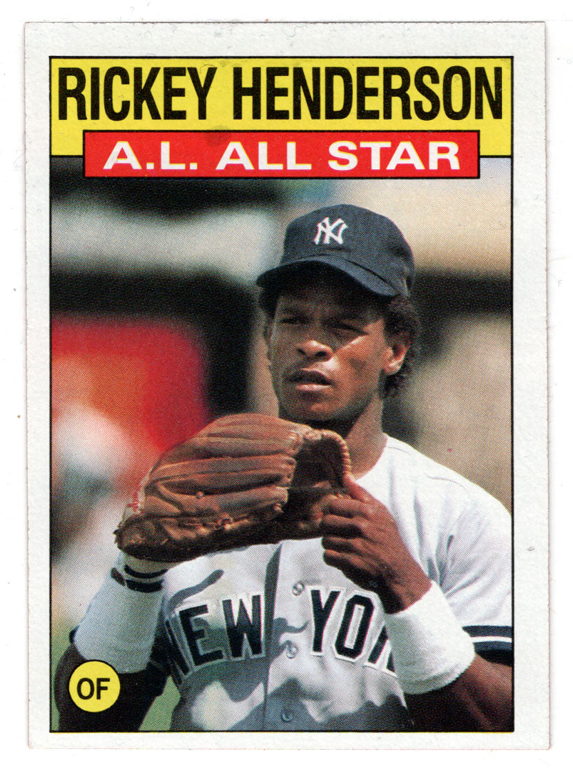Rickey Henderson - New York Yankees - All-Star (MLB Baseball Card) 198 –  PictureYourDreams