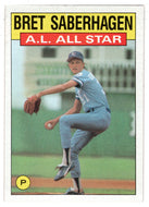 Bret Saberhagen - Kansas City Royals - All-Star (MLB Baseball Card) 1986 Topps # 720 Mint