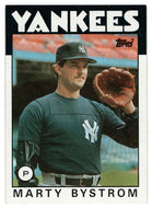 Marty Bystrom - New York Yankees (MLB Baseball Card) 1986 Topps # 723 Mint