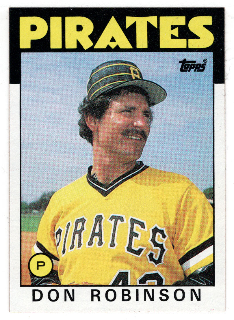 Don Robinson - Pittsburgh Pirates (MLB Baseball Card) 1986 Topps # 731 Mint