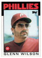 Glenn Wilson - Philadelphia Phillies (MLB Baseball Card) 1986 Topps # 736 Mint