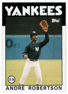 Andre Robertson - New York Yankees (MLB Baseball Card) 1986 Topps # 738 Mint