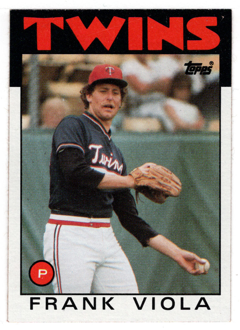 Frank Viola - Minnesota Twins (MLB Baseball Card) 1986 Topps # 742 Mint