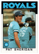 Pat Sheridan - Kansas City Royals (MLB Baseball Card) 1986 Topps # 743 Mint