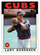 Lary Sorensen - Chicago Cubs (MLB Baseball Card) 1986 Topps # 744 Mint