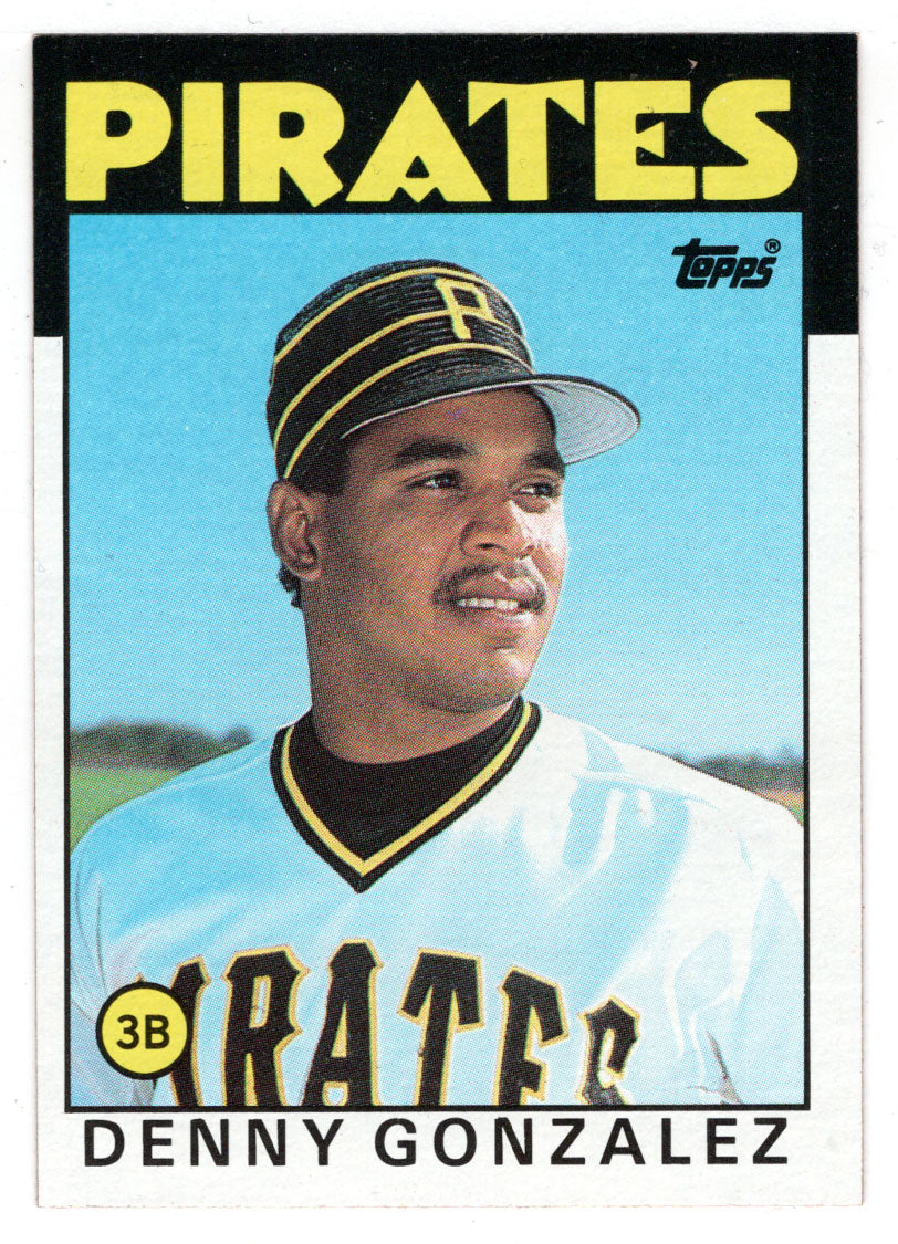 Denny Gonzalez - Pittsburgh Pirates (MLB Baseball Card) 1986 Topps # 746 Mint