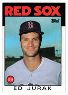 Ed Jurak - Boston Red Sox (MLB Baseball Card) 1986 Topps # 749 Mint