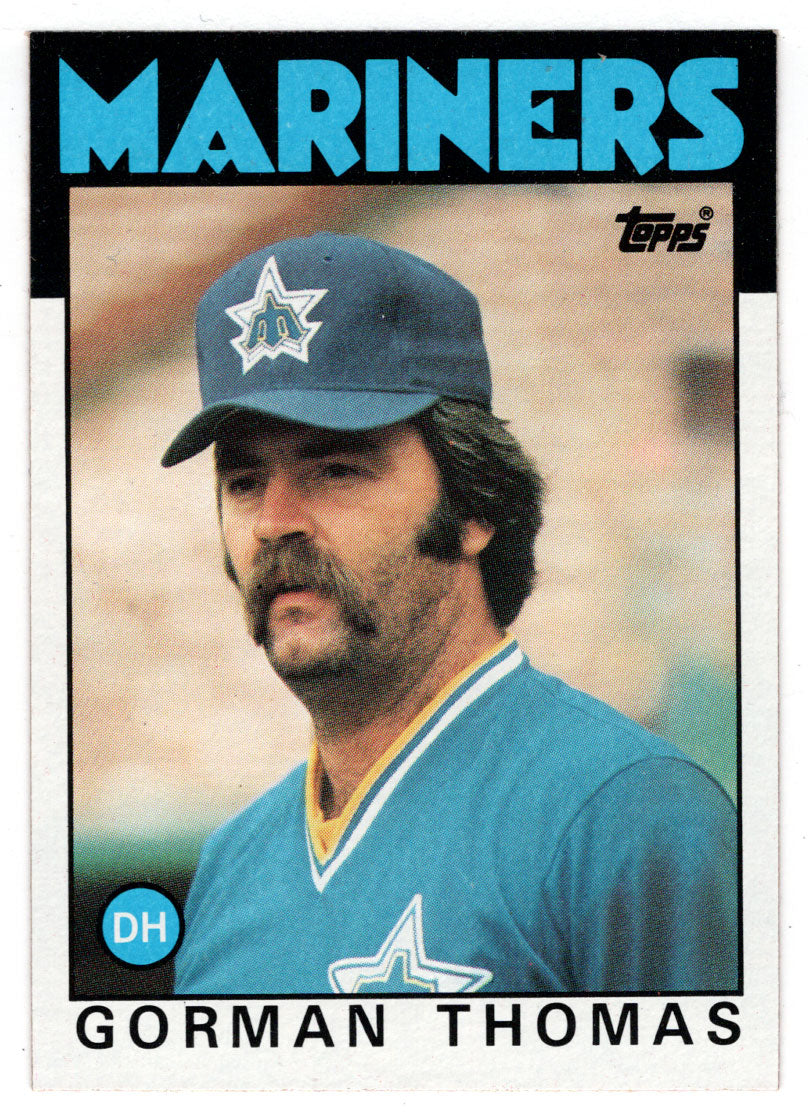 Gorman Thomas - Seattle Mariners (MLB Baseball Card) 1986 Topps # 750 Mint