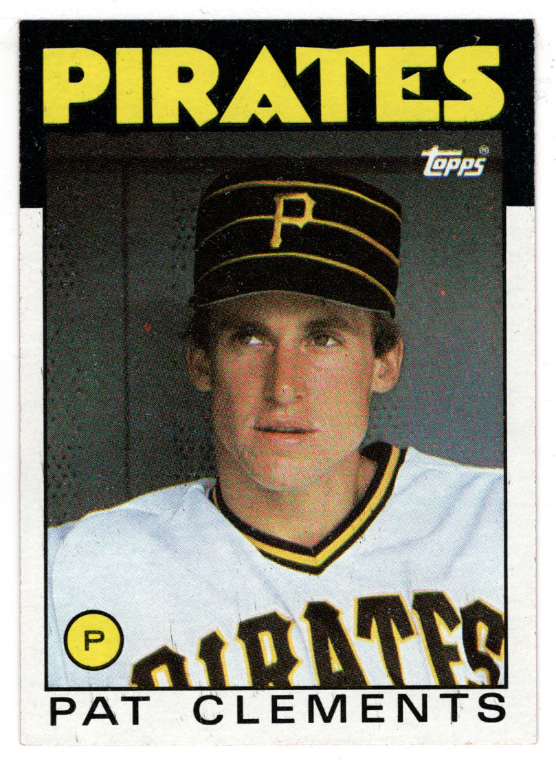 Pat Clements RC - Pittsburgh Pirates (MLB Baseball Card) 1986 Topps # 754 Mint