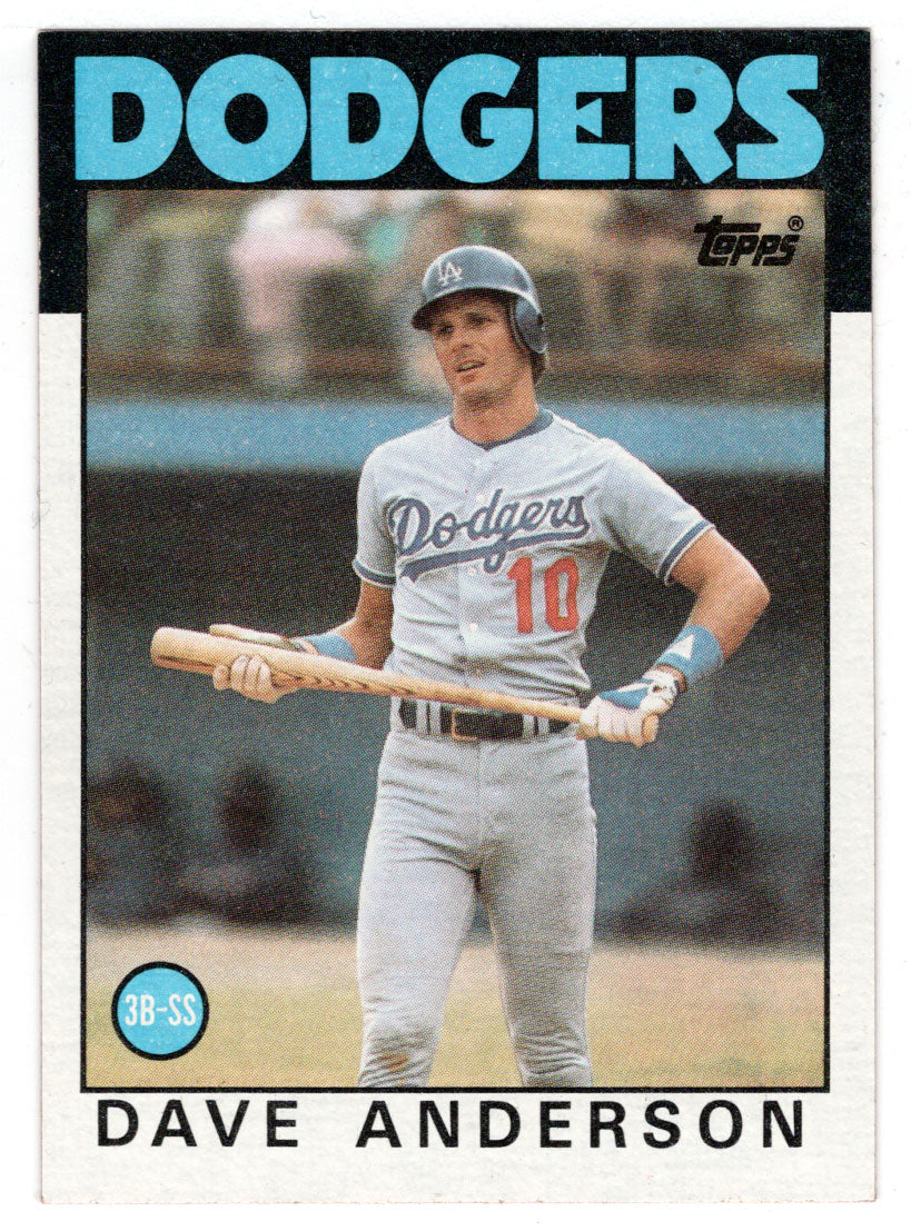 Dave Anderson - Los Angeles Dodgers (MLB Baseball Card) 1986 Topps # 758 Mint