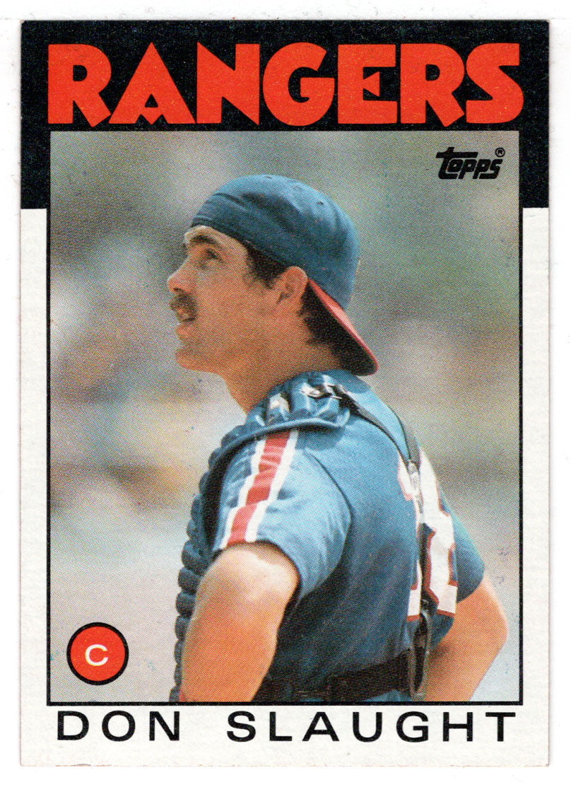 Don Slaught - Texas Rangers (MLB Baseball Card) 1986 Topps # 761 Mint