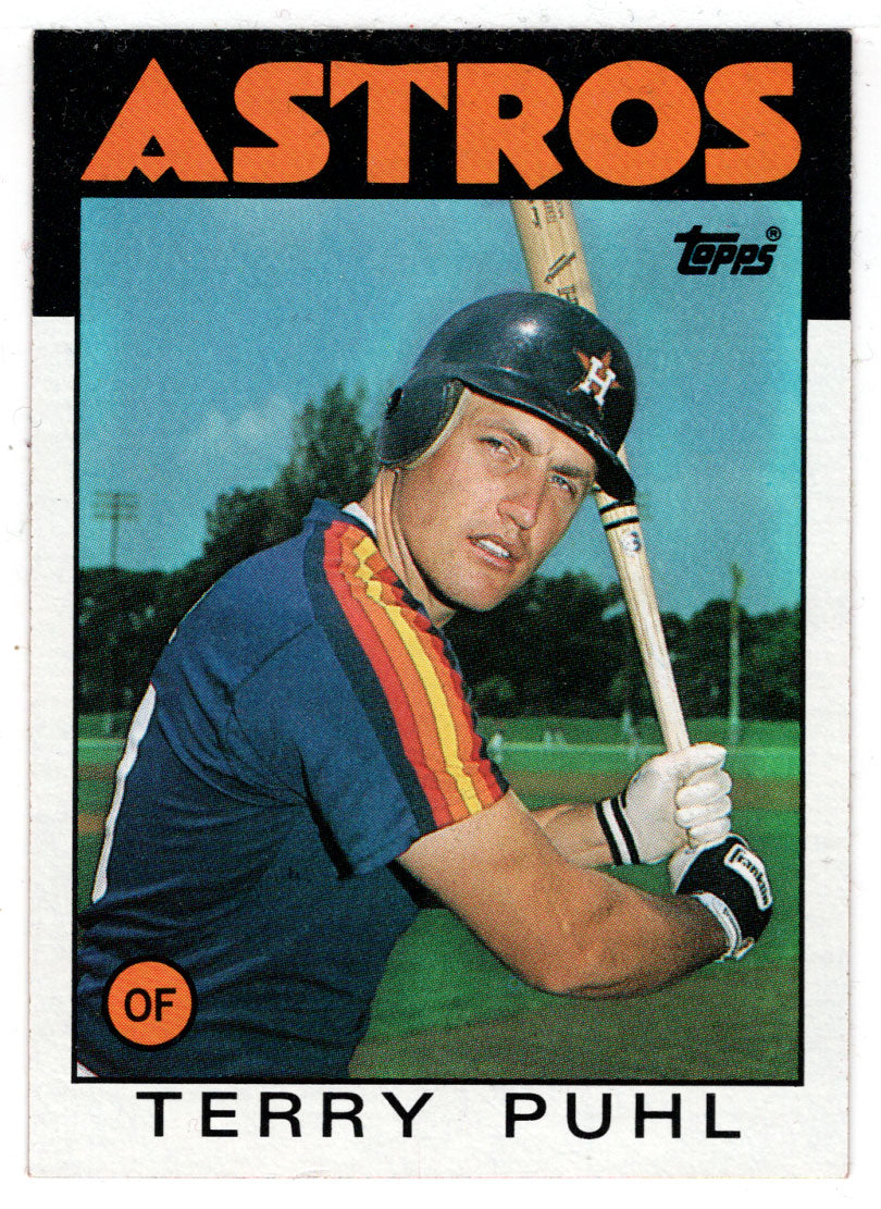 Terry Puhl - Houston Astros (MLB Baseball Card) 1986 Topps # 763 Mint